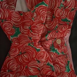 RareSize 00 Lilly Pulitzer “Punkin Chunkin” shorts